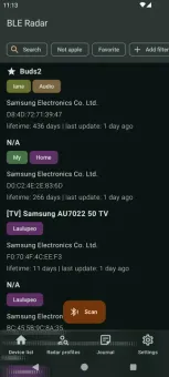 BLE Radar screenshot 1