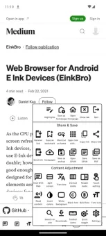 EinkBro screenshot 3