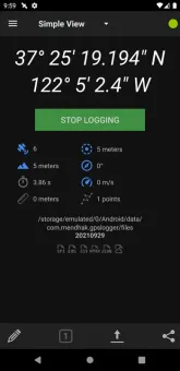 GPSLogger screenshot 1
