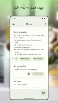Grocy screenshot 1