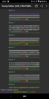 MIFARE Classic Tool screenshot 2