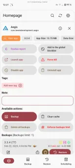 Neo Backup screenshot 2