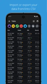 openScale screenshot 4