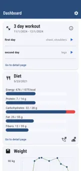 wger Workout Manager screenshot 1