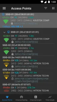 WiFiAnalyzer screenshot 2
