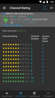 WiFiAnalyzer screenshot 3